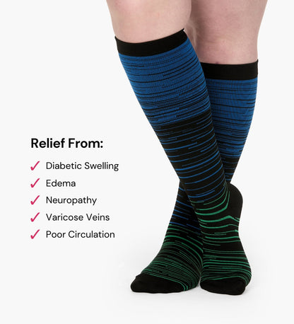 Everstride™ Stripes Compression Socks